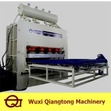 Laminación de ciclo corto máquina de prensa caliente / máquina de prensa de melamina mdf